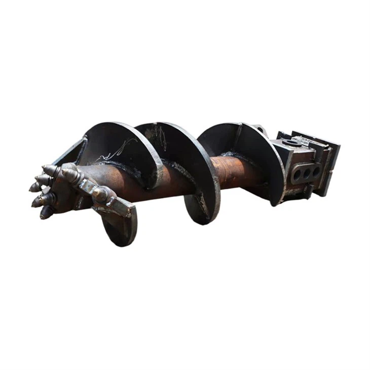 Double Spiral Rock Drilling Auger